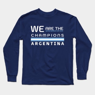 QATAR WORLD CUP 2022 - CHAMPIONS ARGENTINA Long Sleeve T-Shirt